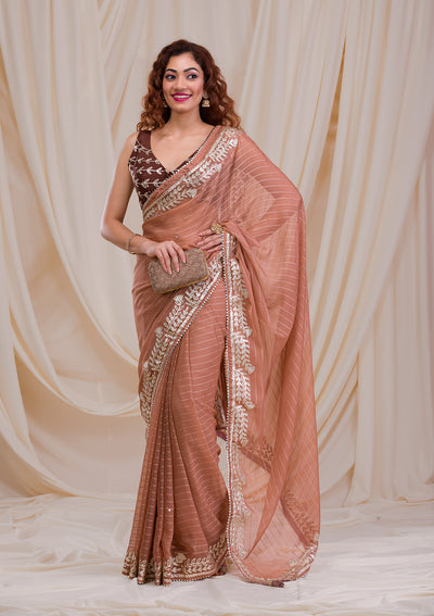 Stitched Designer Saree Convert Into Anarkali Pattern Gown at best price in  Chennai